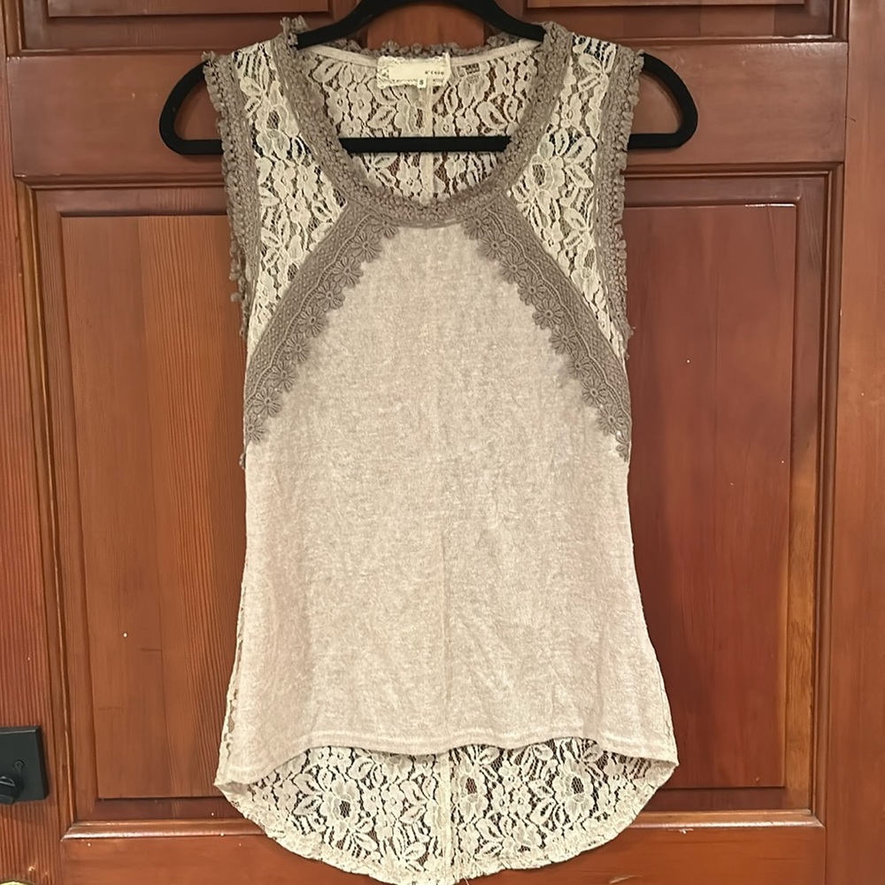 a’reve sheer lace tunic (Anthropologie)